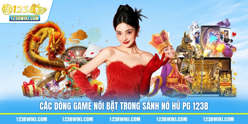 Các dòng game nổi bật trong sảnh nổ hũ PG 123B